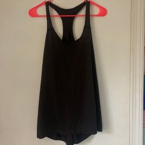 Dark gray athletic tank top